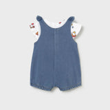 Conjunto Peto En Denim Dolls Light Denim 1649 Mayoral