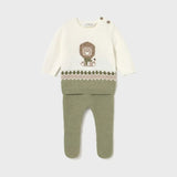 Conjunto Con Gorro Tejido Mini King Mayoral 2563