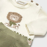 Conjunto Con Gorro Tejido Mini King Mayoral 2563