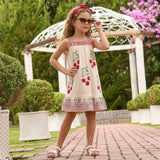 Vestido Menina Cerejas 1721