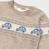 Saco Jersey Jacquard Cars Moca Mayoral 2369