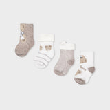 Set 4 Calcetines Bear Moca Mayoral 9112