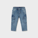 Pantalon Cargo Denim Claro Mayoral 2540