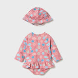 Conjunto De Baño Con Gorro Protección Solar 40+ Terracota Mayoral 1634