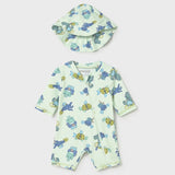 Conjunto De Baño Con Gorro Hippos Protección Solar 40+ Manzana Mayoral 1620