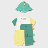 Conjunto 2 Piezas Pelele  Con Gorro Baby Dino Mayoral 1617