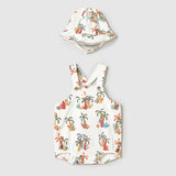 Conjunto 2 Piezas Pelele Bombacho Con Gorro Tropicool Mayoral 1613