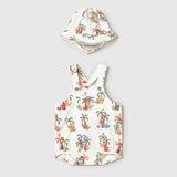 Conjunto 2 Piezas Pelele Bombacho Con Gorro Tropicool Mayoral 1613