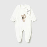Pijama Con Babero Amour & Teddy Crudo Mayoral 1711