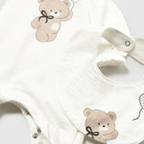 Pijama Con Babero Amour & Teddy Crudo Mayoral 1711