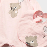 Pijama Con Babero Amour & Teddy Rosa Baby Mayoral 1711