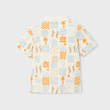 Polo Pequeño Explorador Nata Peach Mayoral 3104