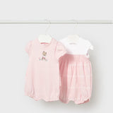 Set 2 Peleles Cortos Baby Pets Rosa Mayoral 1705