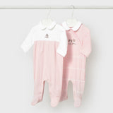 Set 2 Peleles Largos Baby Pets Rosa Mayoral 1703