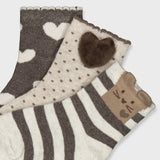 Set 3 Calcetines Corazones Bebé Cocoa Mayoral 10250