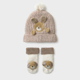 Set Gorro & Calcetines Osito Moca Mayoral 9124