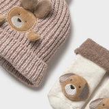 Set Gorro & Calcetines Osito Moca Mayoral 9124