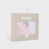 Toalla Con Capota Pink Puppy Rosa Mayoral 9117