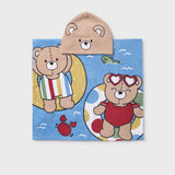 Toalla Playera Con Capucha De Ositos Mayoral 9925