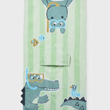 Toalla Playera Con Capucha Hippos Manzana Mayoral 9114