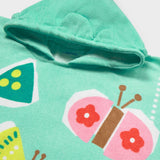 Toalla Playera Con Capucha Farfalla Turquesa Mayoral 10165