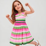 Vestido Asimétrico Fantasía Orquídea Mayoral 3920
