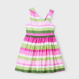 Vestido Asimétrico Fantasía Orquídea Mayoral 3920