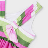 Vestido Asimétrico Fantasía Orquídea Mayoral 3920
