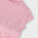 Vestido Combinado Canalé Dusty Rosé Mayoral 3927