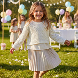 Vestido Combinado Lentejuelas Fantasía Mayoral 4925