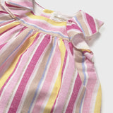 Vestido con Cubre pañal En Lino Rosé Mayoral 1855