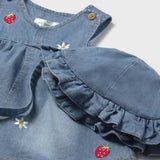 Vestido Con Gorro Denim Fragola Mayoral 1816