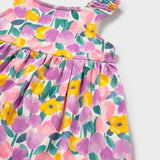 Vestido Lilac Garden Con Cubre pañal Mayoral 1927