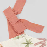 Vestido Palmeras Pastel