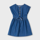 Vestido Fluido Denim Bow Mayoral 3931