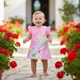 Vestido Pink Rainbow Chicle Mayoral 1810
