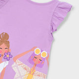 Vestido Punto Encanto Lilac Mayoral 3934