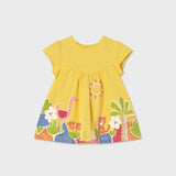 Vestido Punto Selva Pop Mostaza Mayoral 1817