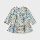 Vestido Terciepelo Estampado Anis Mayoral 2946