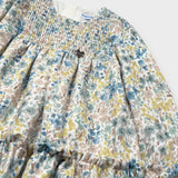 Vestido Terciepelo Estampado Anis Mayoral 2946