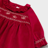 Vestido Terciepelo Vibes Rojo Mayoral 2807